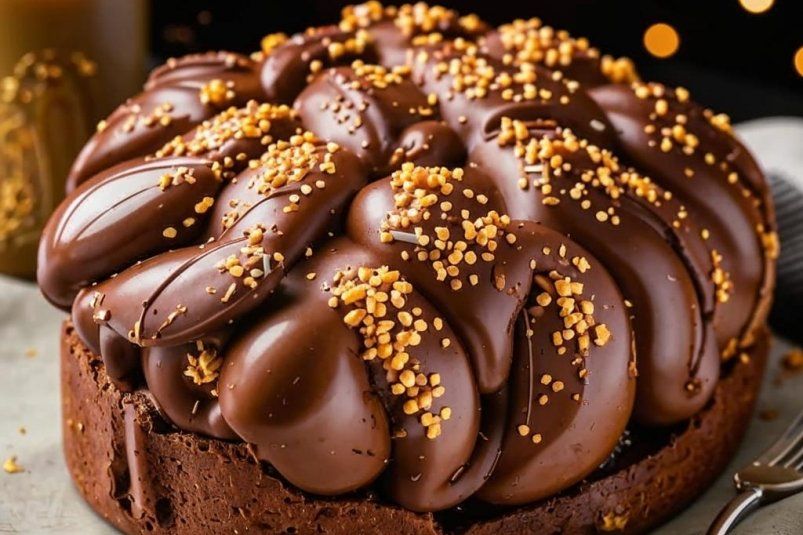 Апельсиновый кекс с арахисом и шоколадом вместо кулича - аромат на всю квартиру