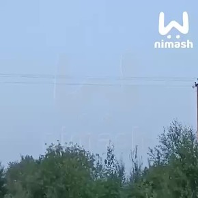 Момент уничтожения вражеского беспилотника в Выксе попал на видео очевидцев