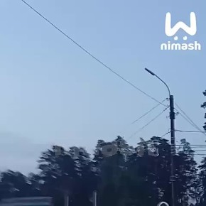 Ещё одно уничтожение беспилотника засняли в Выксе