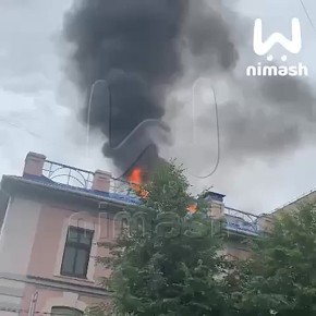 Горит частный медицинский центр &quot;Тонус премиум&quot; в Нижнем