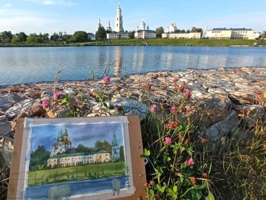 Начинаем это утро с прекрасного — московская художница сделала зарисовки Дивеевского монастыря