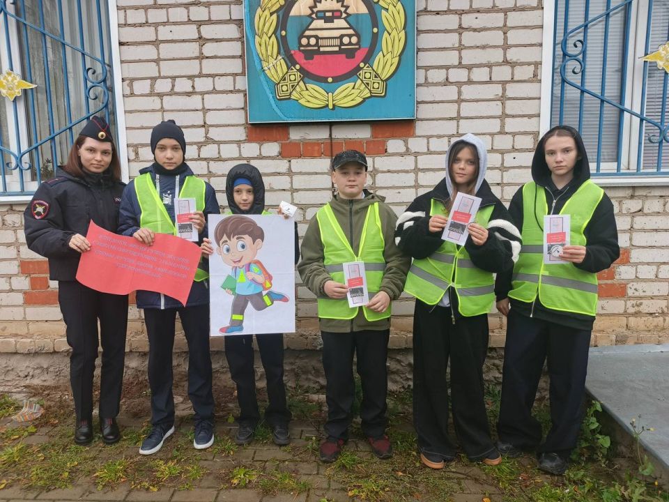 Акция «Береги пешехода» прошла в Перевозском округе