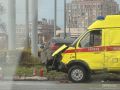 Автомобиль скорой помощи перевернулся в результате ДТП у ТРЦ «Небо»