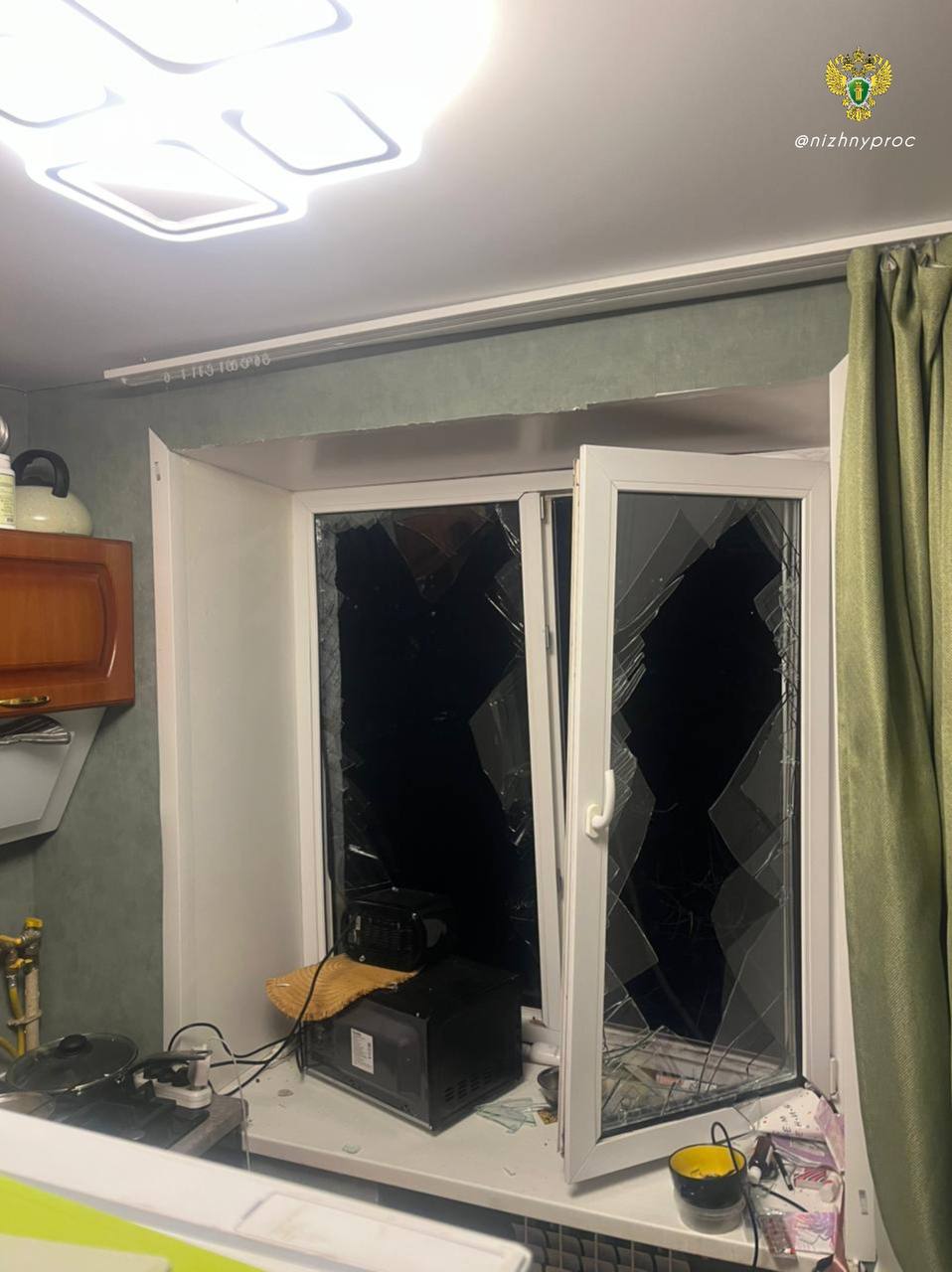 Прокуратура Нижегородской области взяла на контроль установление обстоятельств хлопка в одном из жилых домов г. Нижнего Новгорода