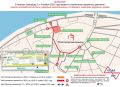 В Нижнем Новгороде будет временно ограничено движение транспорта 3 и 4 ноября в связи с проведением мероприятий: