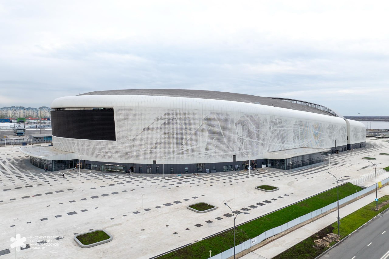 Строительство Ледовой арены близится к концу