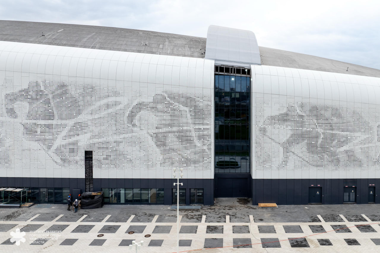 Строительство Ледовой арены близится к концу Строительство Ледовой арены близится к концу