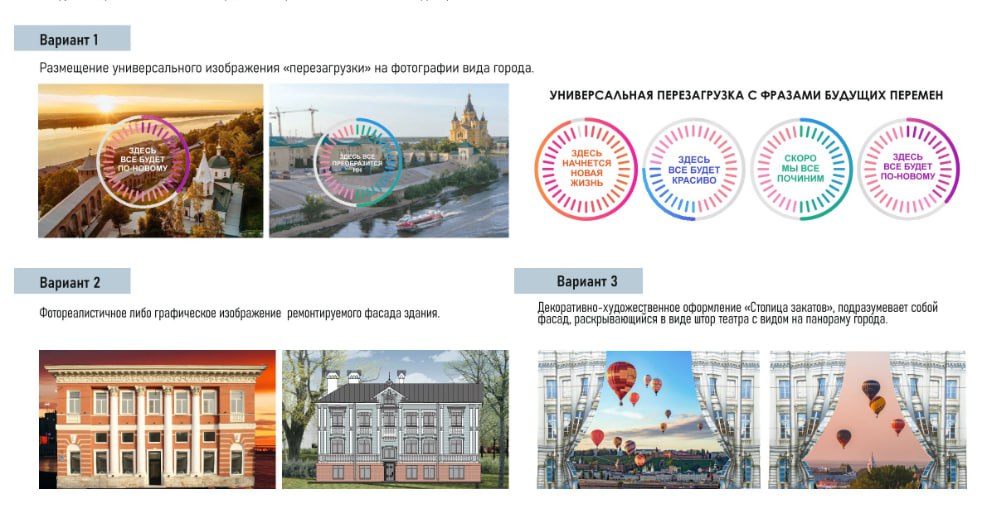 «Здесь все будет красиво»: требования к оформлению фальшфасадов ввели в Нижнем Новгороде