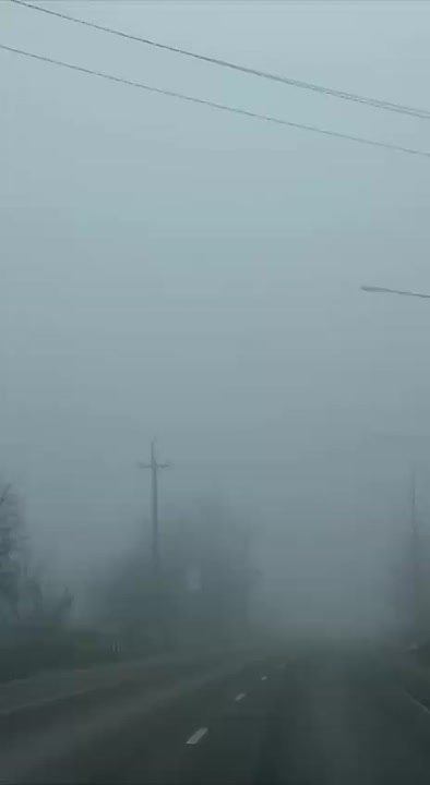 Густой туман окутал Нижний Новгород