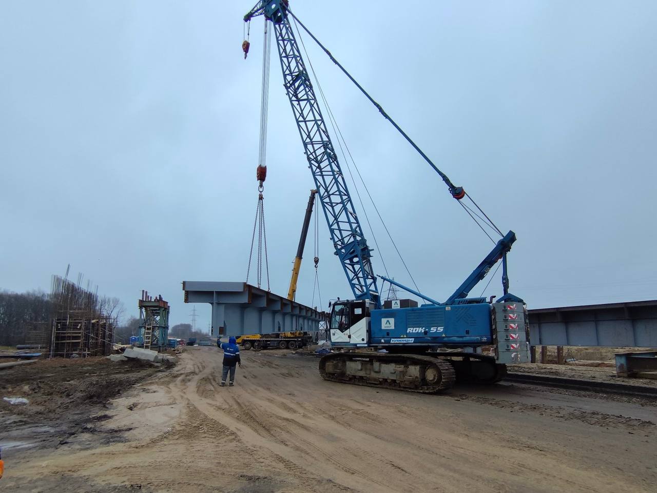 Вот так сейчас выглядит строительство дублера проспекта Гагарина в Нижнем Новгороде