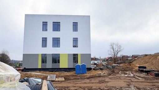 Строительство новой поликлиники в Кузнечихе вышло на финишную прямую