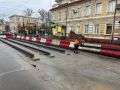 В Нижнем Новгороде продолжаются работы по реконструкции трамвайных путей