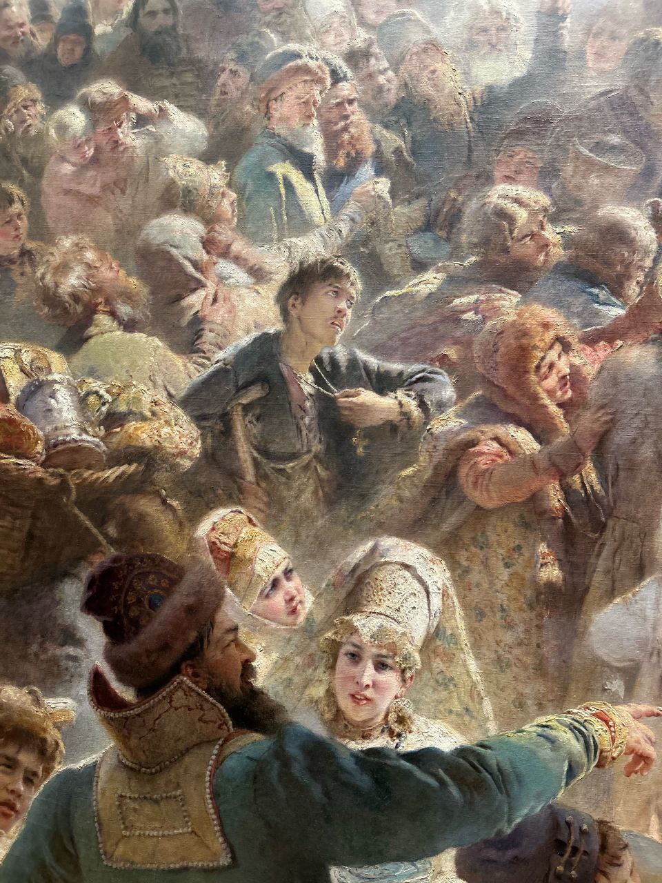 Эта картина по своим размерам занимает второе место в России и 4-е место в мире Эта картина по своим размерам занимает второе место в России и 4-е место в мире