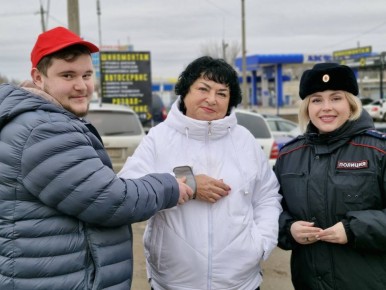 Госавтоинспекторы и студенты-медики на страже здоровья водителей на дорогах Арзамаса Нижегородской области