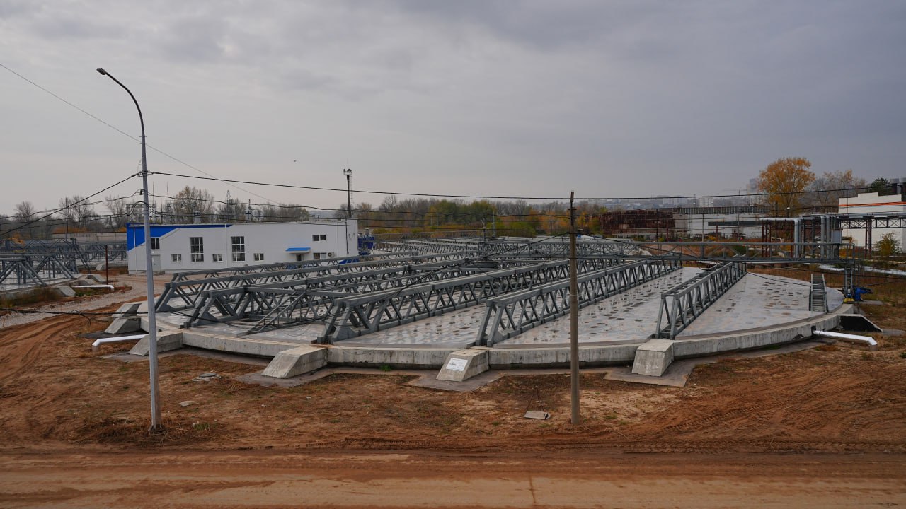 Тестирование нового оборудования началось на Нижегородской станции аэрации