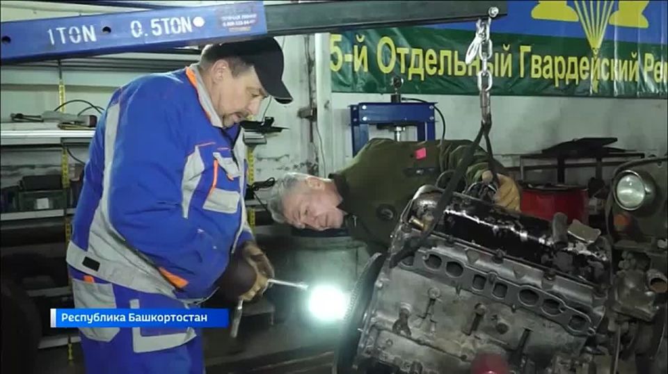 Волонтёры-десантники из Чишминского района Башкортостана дарят подержанным автомобилям вторую жизнь