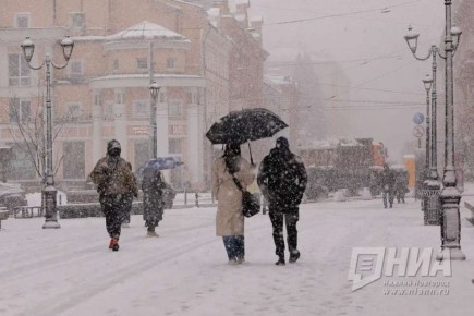 Ледяной дождь может прийти на смену снегопаду в Нижегородской области