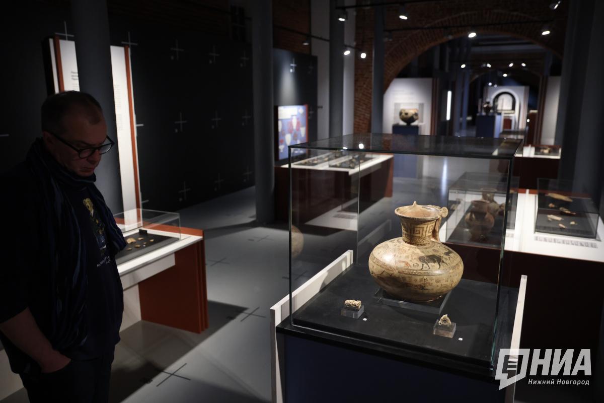 В музейном центре "Арсенал" в Нижнем Новгороде открылась масштабная археологическая выставка "Пантикапей В музейном центре "Арсенал" в Нижнем Новгороде открылась масштабная археологическая выставка "Пантикапей