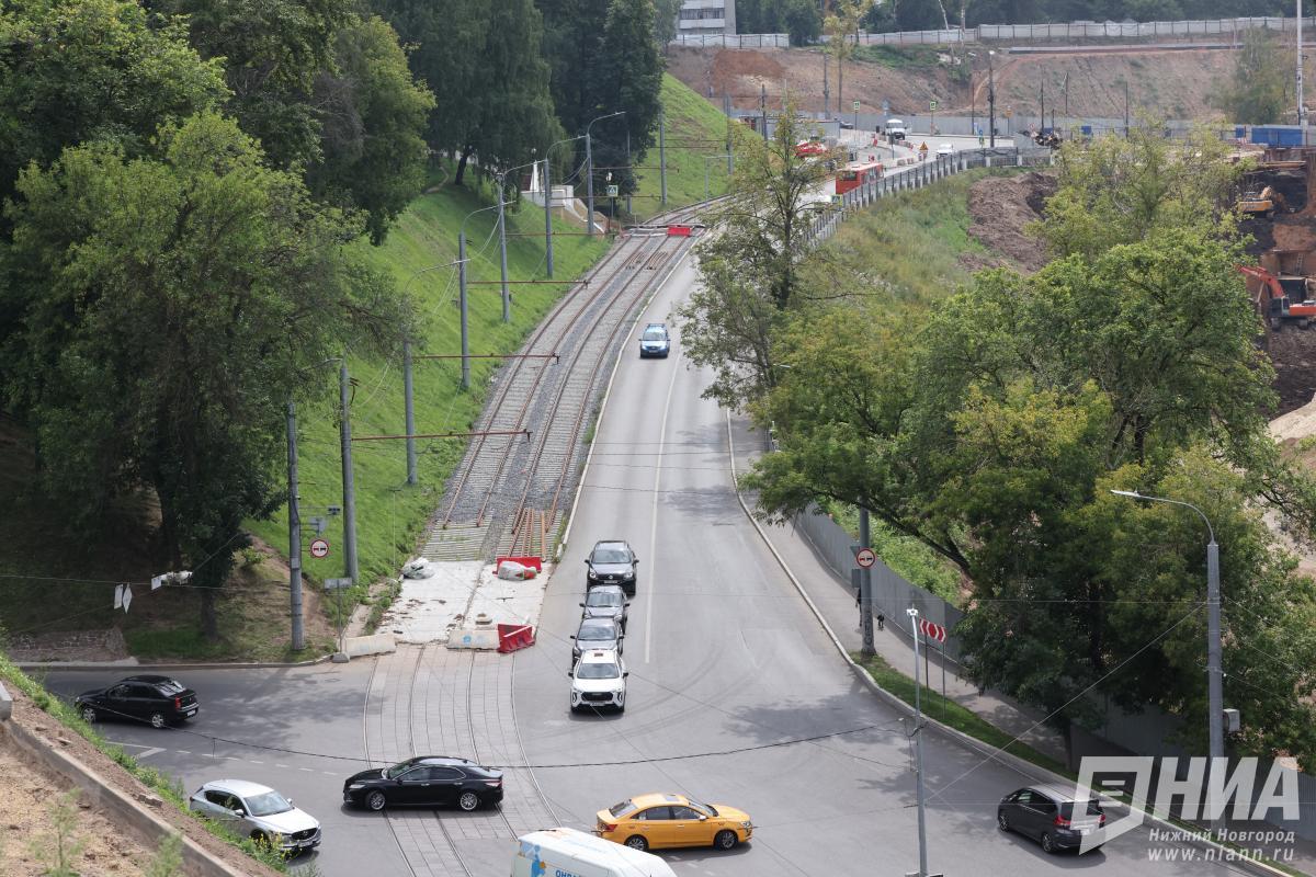 На Зеленском съезде почти завершён демонтаж старых трамвайных путей