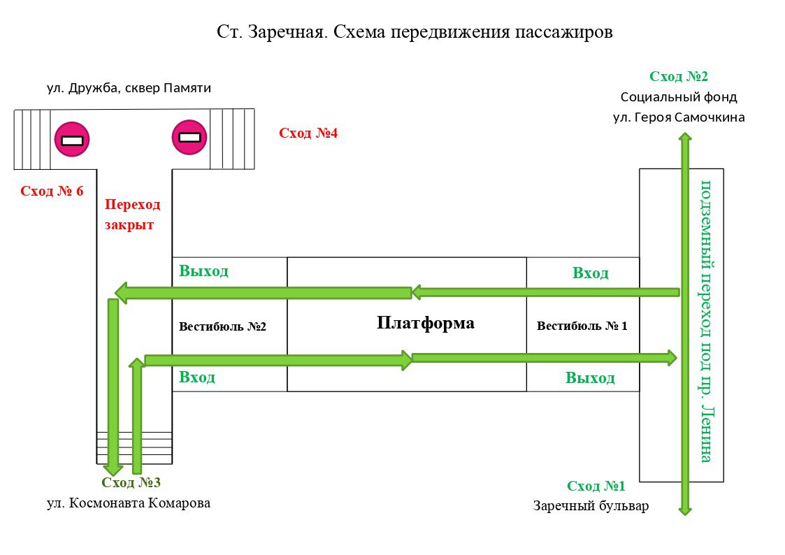 Сход №3 на станции метро «Заречная» в Нижнем Новгороде откроют после ремонта кровли 19 ноября
