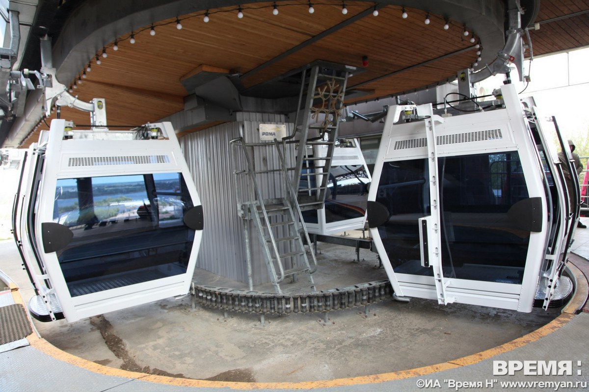 Канатная дорога Нижний Новгород — Бор временно не работает