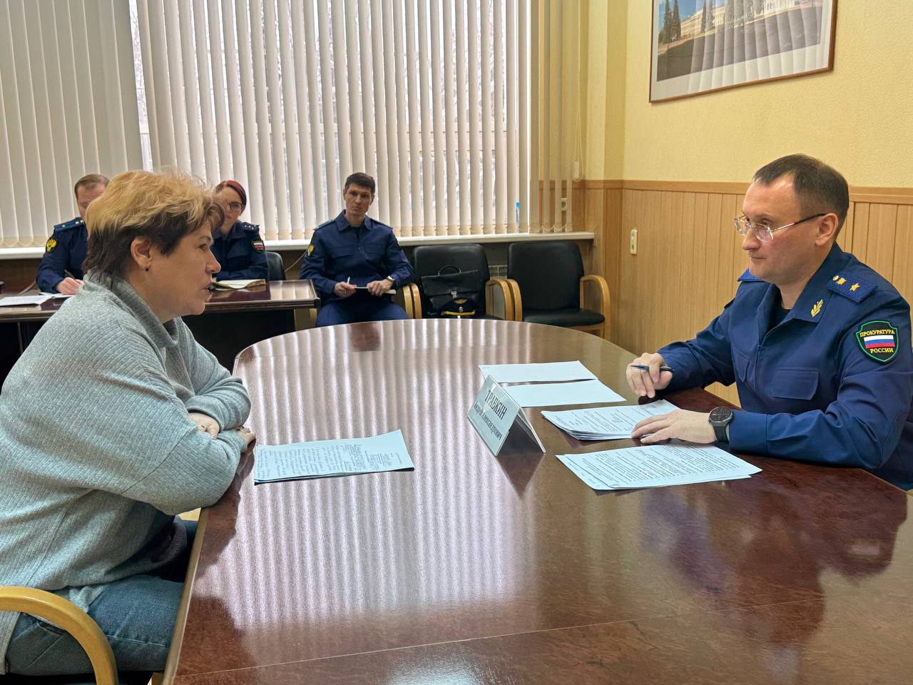 Сегодня на одном из промышленных предприятий Московского района г. Нижнего Новгорода прокурор области Андрей Травкин провел встречу с трудовым коллективом