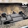 Улетевшая в яму машина уезжала от погони