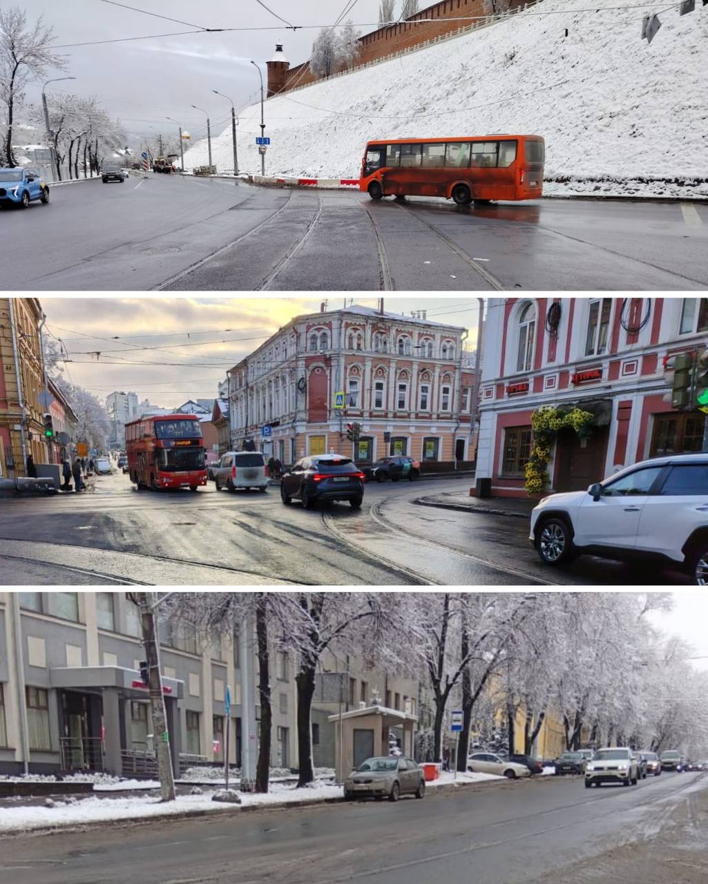 Три перекрестка в Нижнем Новгороде открыли после ремонта трамвайных путей