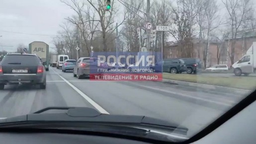 Серьезная авария произошла на Московском шоссе около остановки «Авторынок»