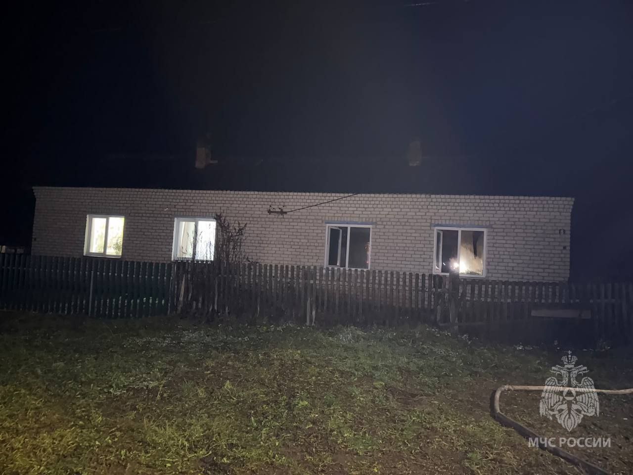 Фото с места пожара