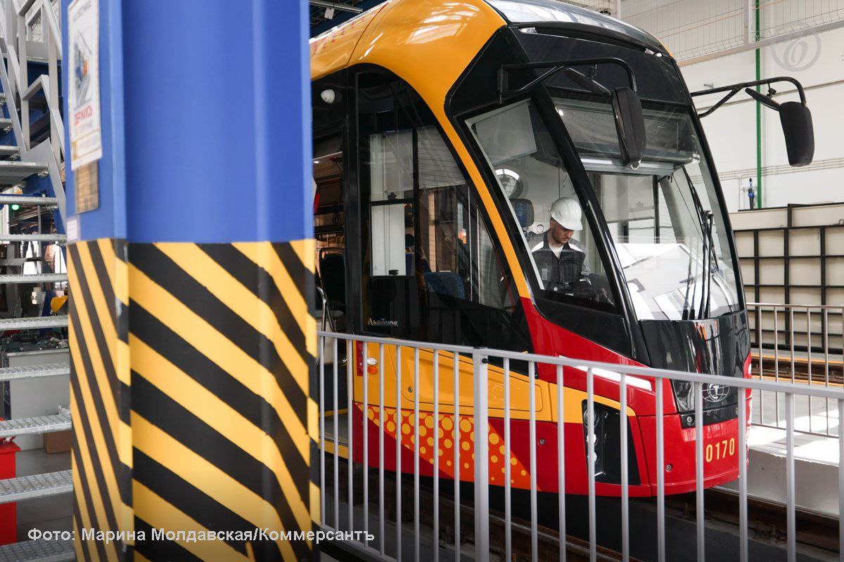 В верхнепышминском трамвайном депо (Свердловская область) начали тестировать первый беспилотный трамвай, рассказали в компании «Группа Мовиста»