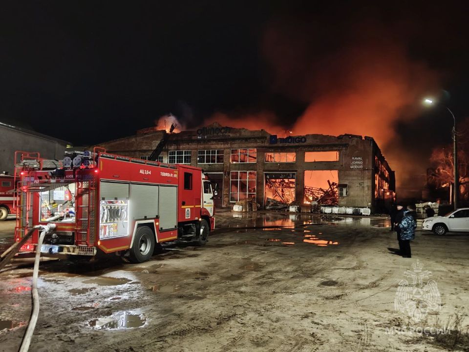 Крупный пожар в Нижнем Новгороде
