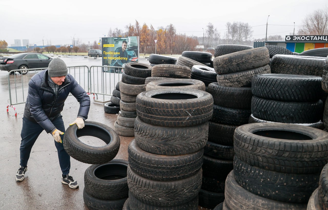 В Нижнем Новгороде утилизировали более 450 тонн автомобильных шин за 2025 год