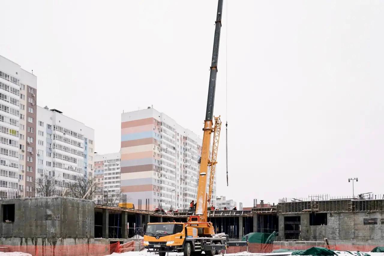 Строительство детского сада в ЖК «Зенит» в Советском районе идет с опережением сроков