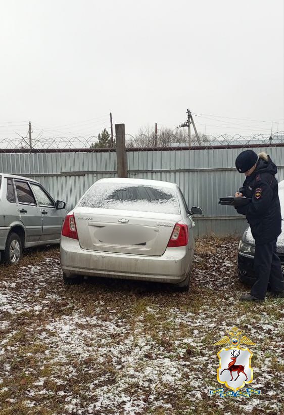 В Сергаче полицейские изъяли у гражданина автомобиль за повторное совершение нарушения