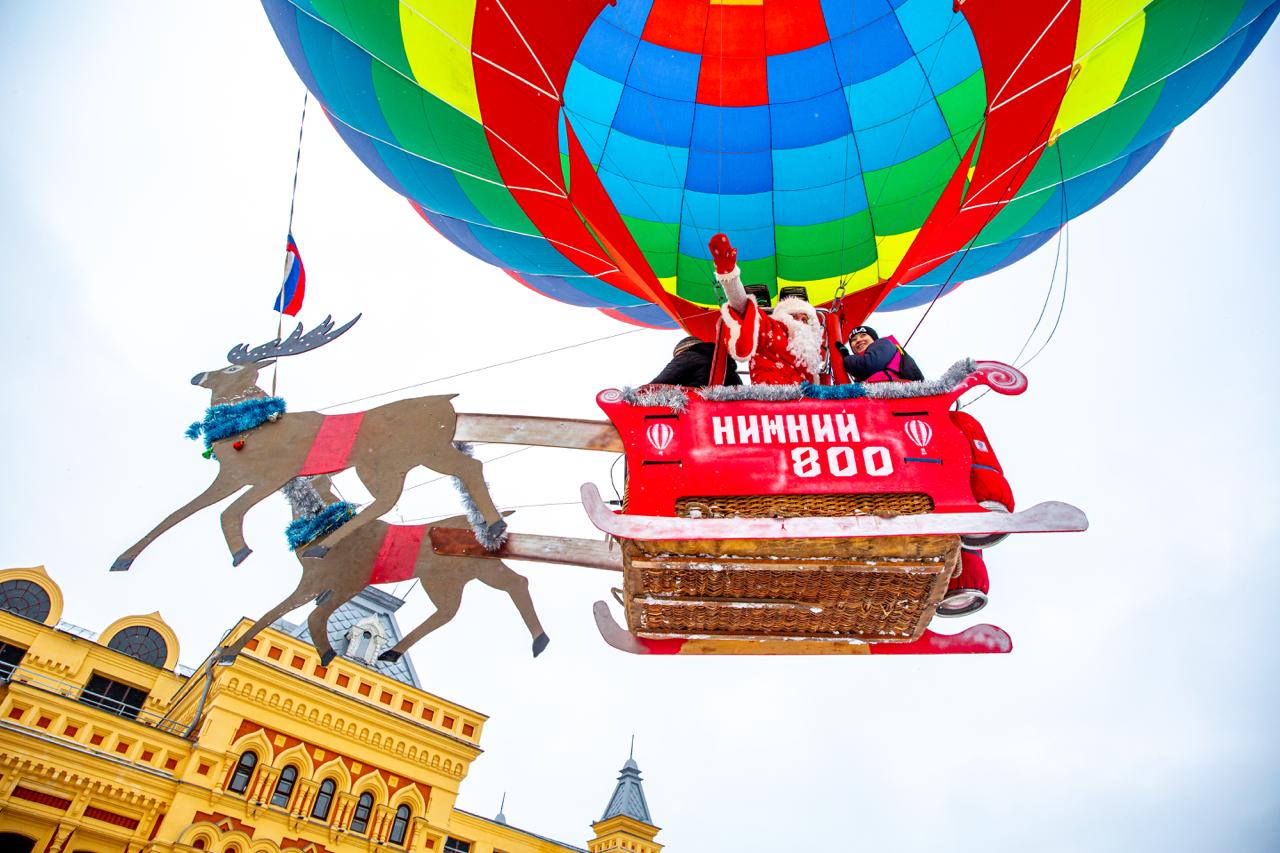 Рождественская фиеста аэростатов пройдет в Нижнем Новгороде Рождественская фиеста аэростатов пройдет в Нижнем Новгороде