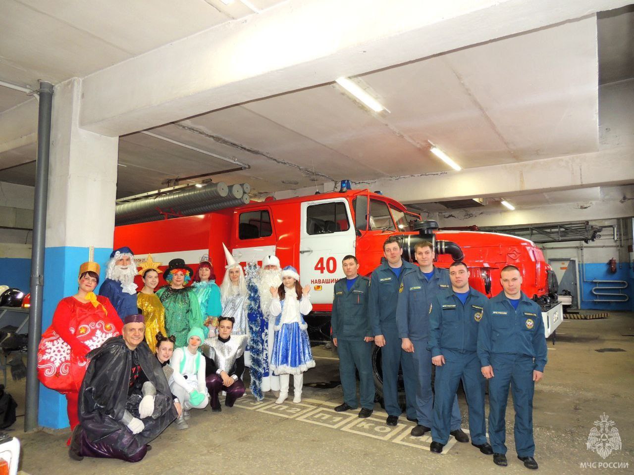 Новогоднее чудо в пожарной части! Новогоднее чудо в пожарной части!