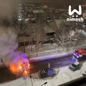 Китайский автомобиль взорвался на ходу в Новой Кухнечихе