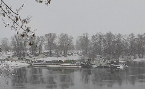 В Павлове сегодня приостановят работу паромной переправы через Оку