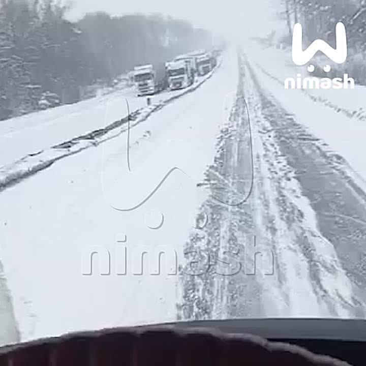 Массовая авария произошла на трассе М-7 около Гороховца