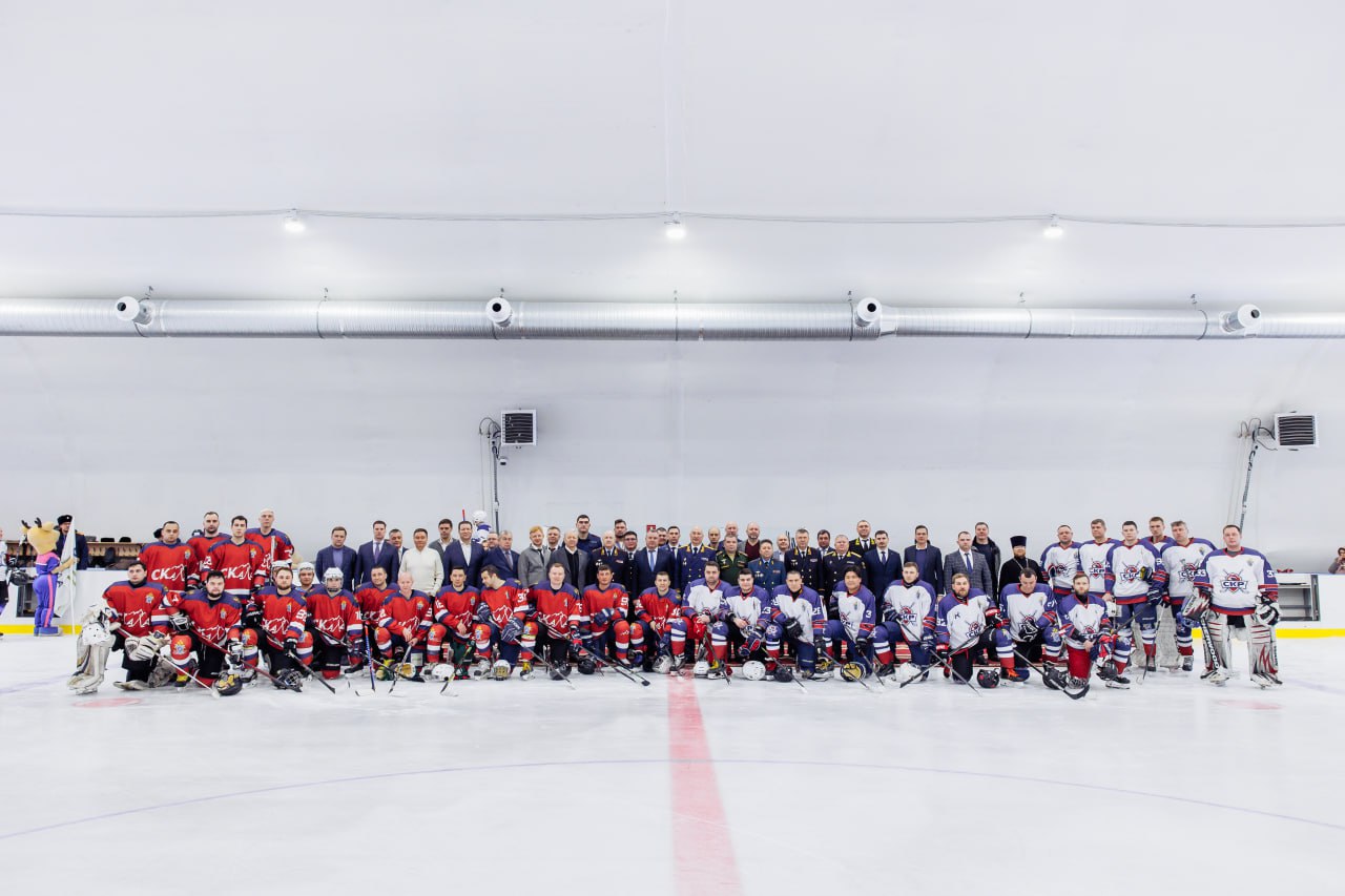 В Нижегородской области состоялось открытие Чемпионата по хоккею с шайбой, посвященного 15-летию образования ведомства В Нижегородской области состоялось открытие Чемпионата по хоккею с шайбой, посвященного 15-летию образования ведомства