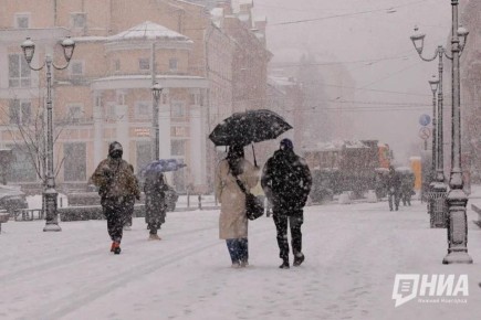 Очередной мощный снегопад надвигается на Нижегородскую область