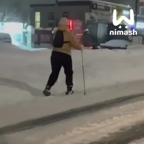 Не можешь ехать к своей цели — иди, не можешь идти — ползи, не можешь ползти — найди на чём передвигаться по заснеженному Нижнему