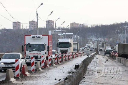 Путепровод рядом с Мызинским мостом в Нижнем Новгороде начали готовить к третьему этапу капремонта