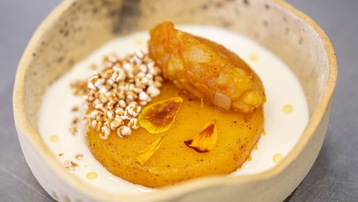 Незабываемый вкус: тыквенное блюдо с кедровым молоком и ароматным чатни