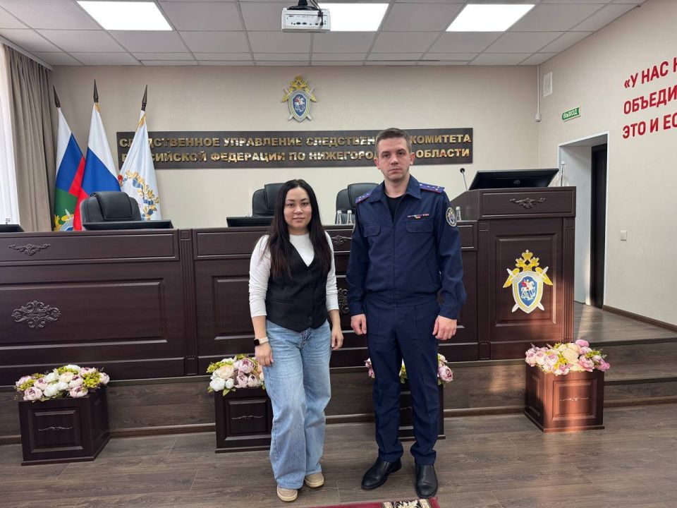 Помощник руководителя следственного управления провел рабочую встречу с представителем общественной организации