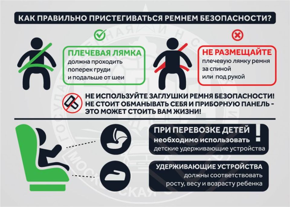 Анализ оперативной обстановки показывает, что игнорирование средств пассивной безопасности остается одной из ключевых причин высокой тяжести последствий в дорожно-транспортных происшествиях
