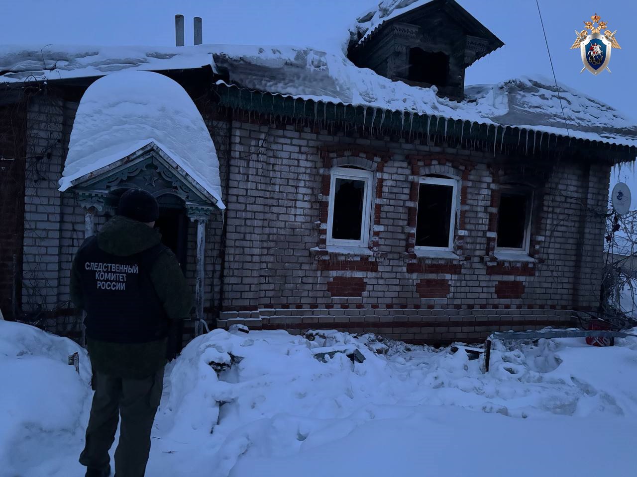 В Нижегородской области по факту гибели при пожаре двоих детей возбуждено уголовное дело