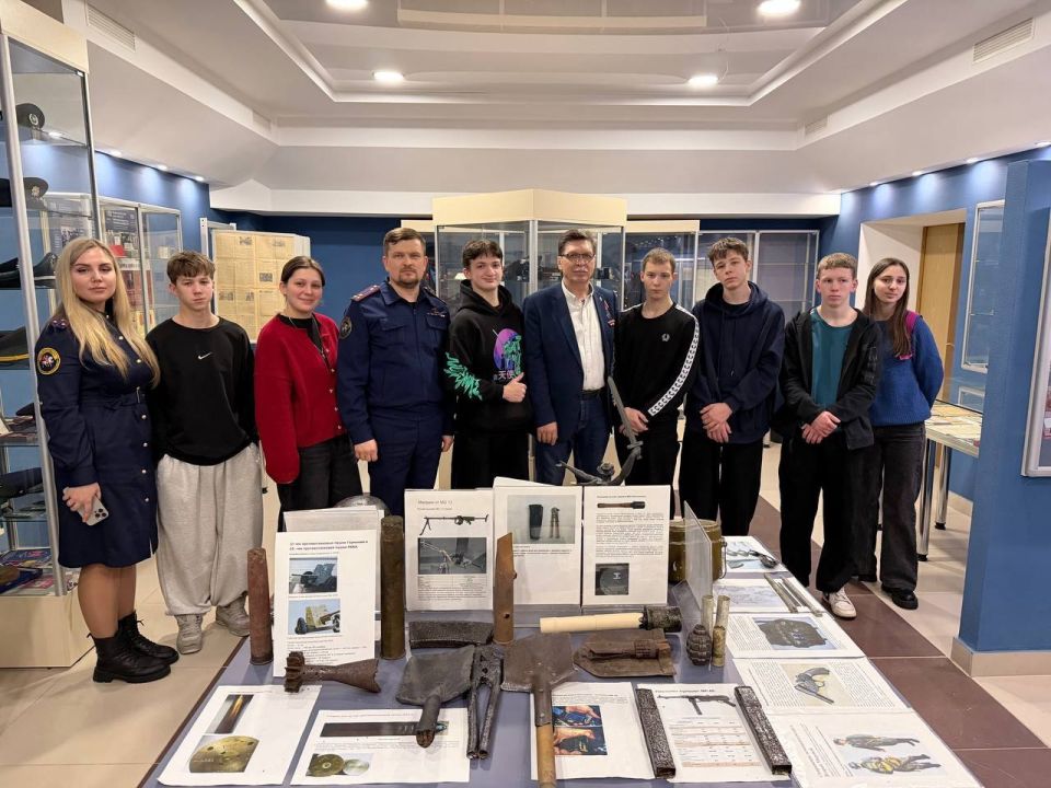 В преддверии Дня защитника Отечества для подопечных из детских домов Нижегородской области организована экскурсия в музей УТ МВД России по ПФО