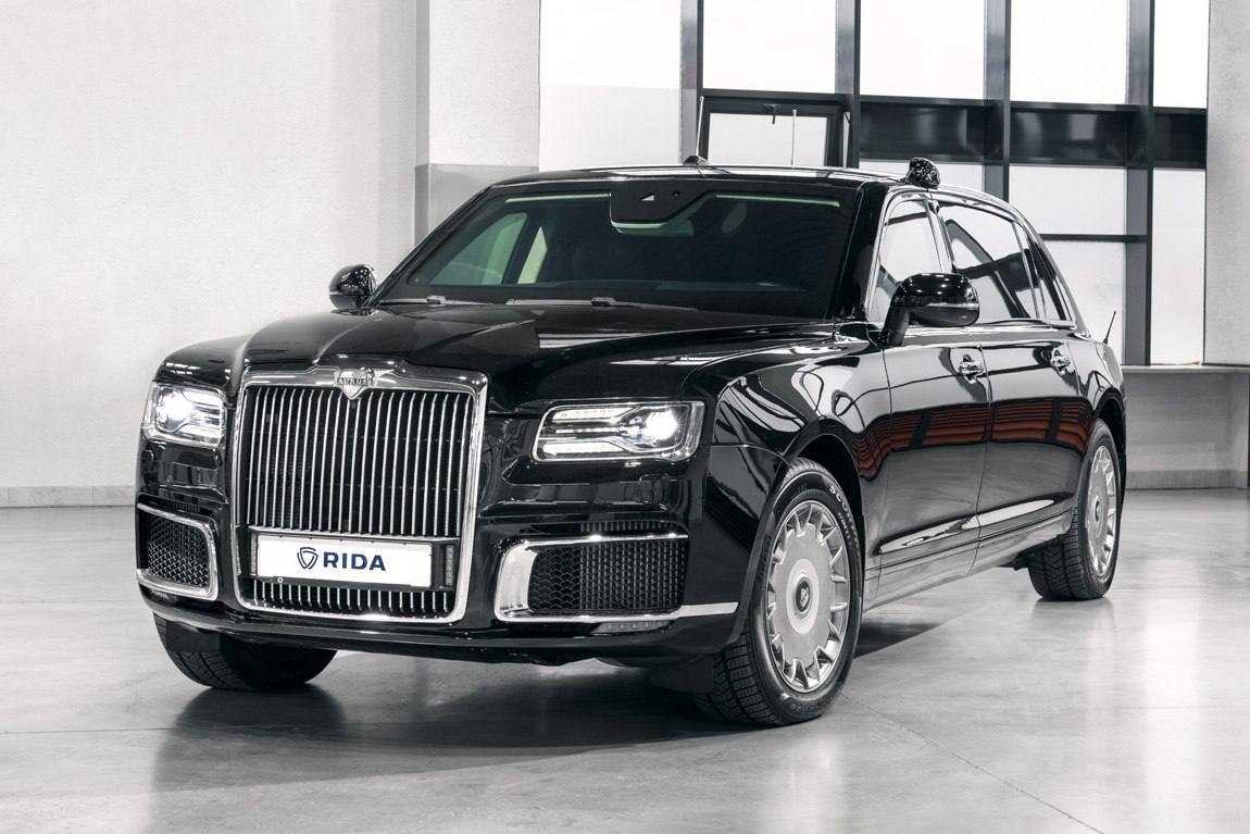 У Аурус Сенат появилась еще одна кузовная модификация — бронированный лимузин без центральной вставки, новинка создана нижегородской компанией RIDA